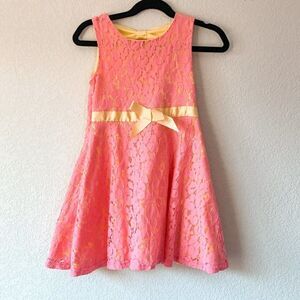 Speechless Floral lace Overlay Dress, Size 5